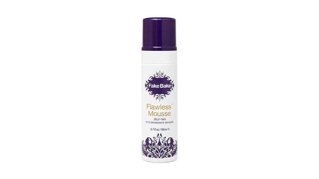 self tanning mousse for flawless