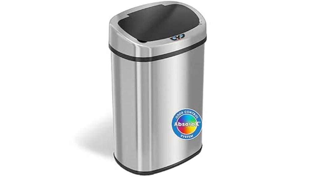 sensor activated 13 gallon trash