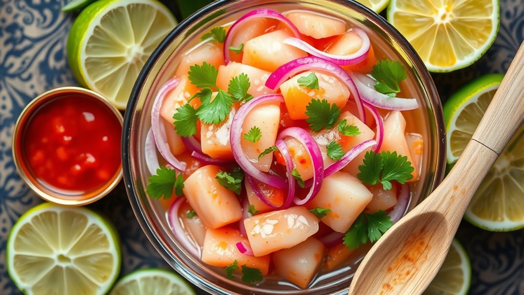 serve ceviche promptly safely