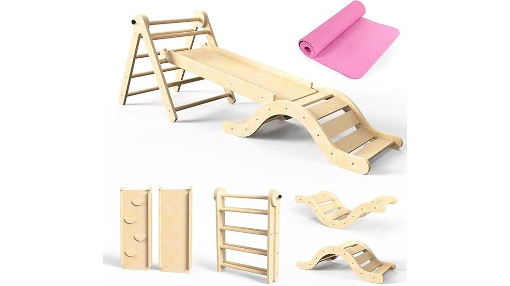 seven in one toddler climbing set