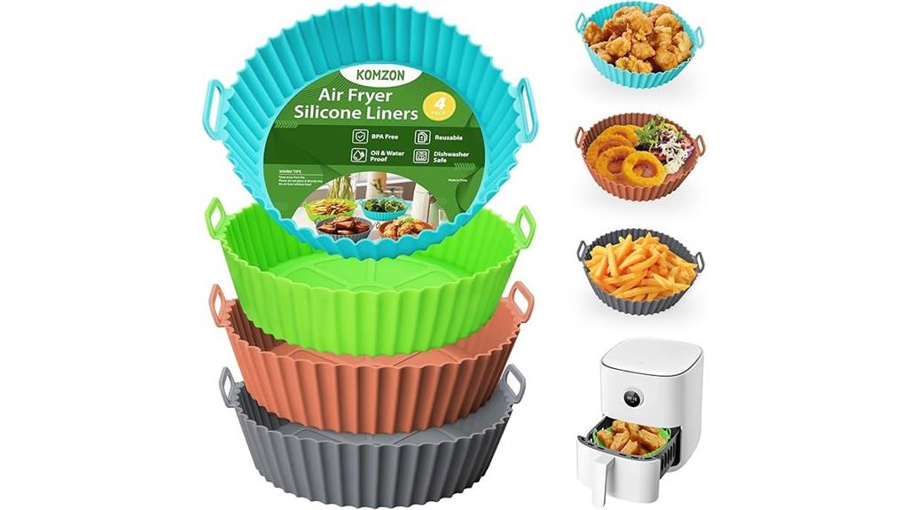 silicone air fryer liners