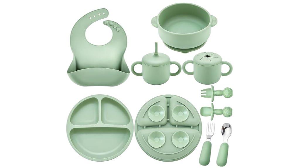 silicone baby meal set