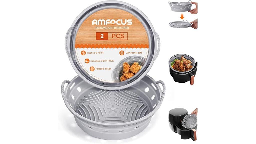 silicone liners for air fryers