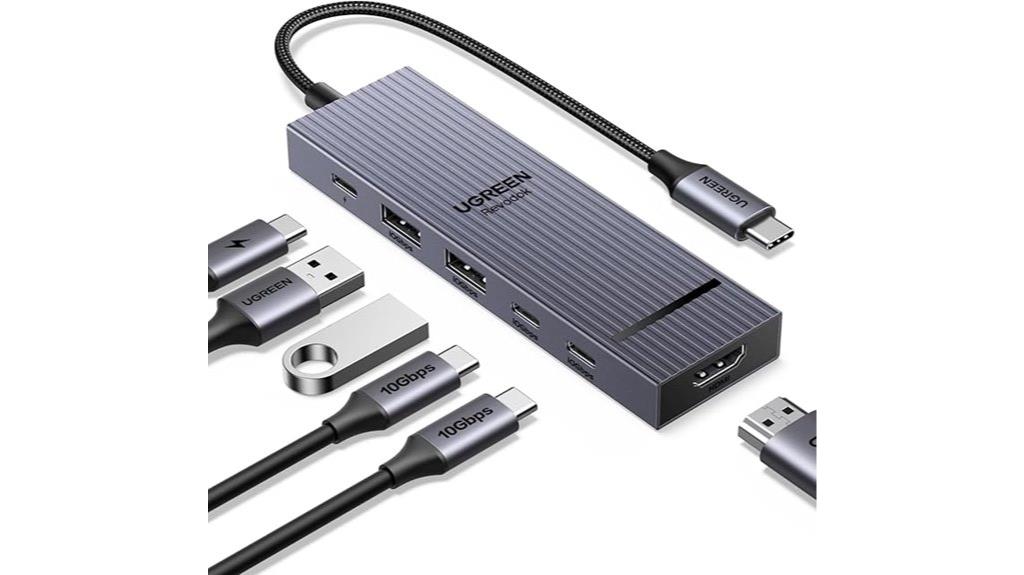six in one usb c hub