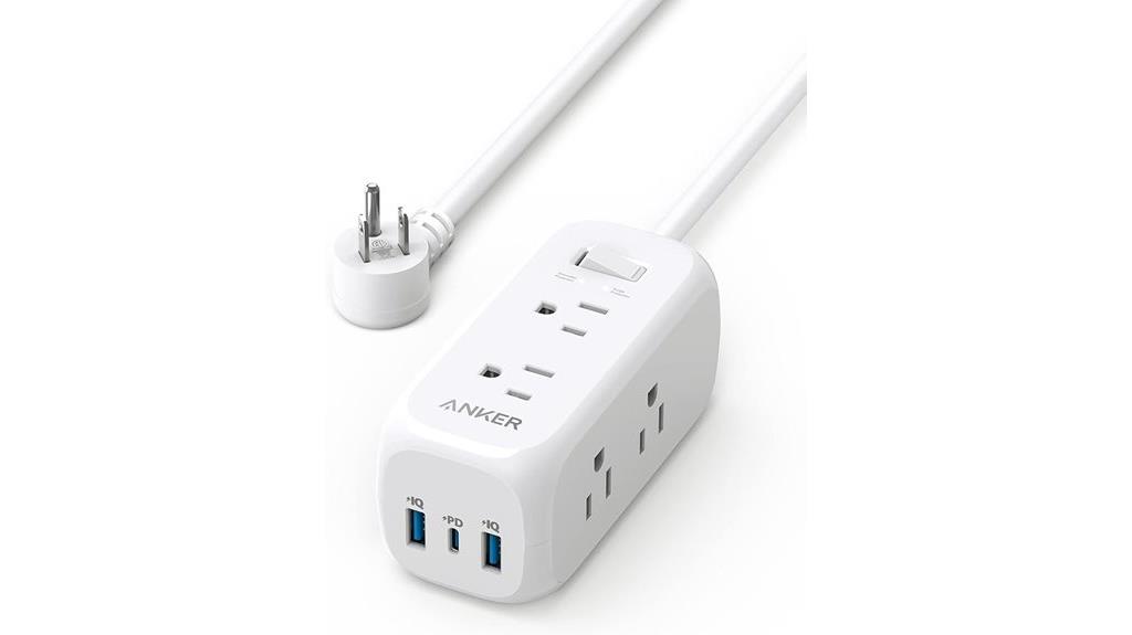 six outlet power surge