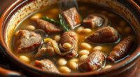 slow cooked french bean casserole