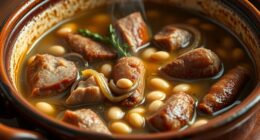 slow cooked french bean casserole
