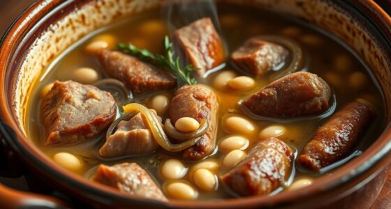 slow cooked french bean casserole