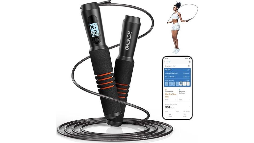smart app controlled jump rope