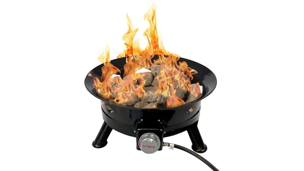 smokeless 24 inch propane fire pit