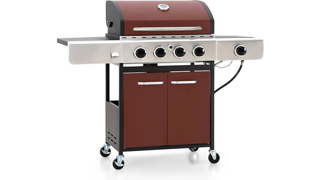 sophia william 4 burner grill