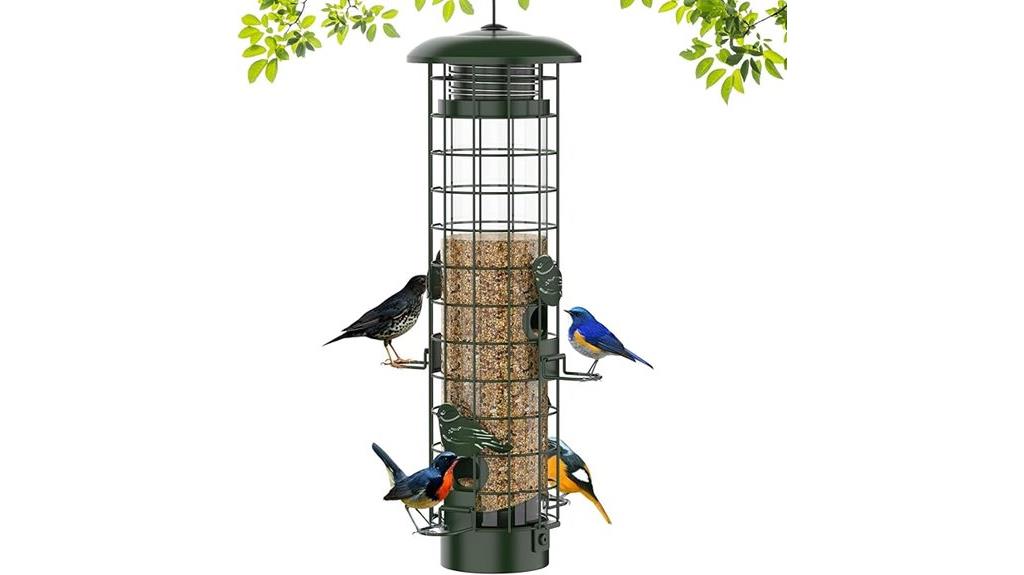 squirrel proof large capacity feeder