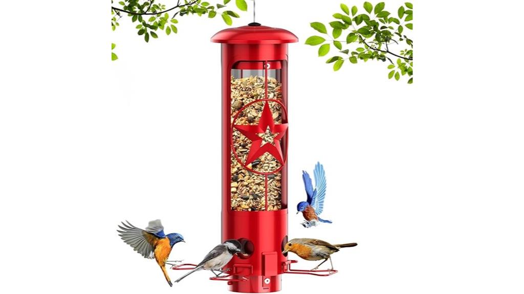 squirrel proof outdoor bird feeders