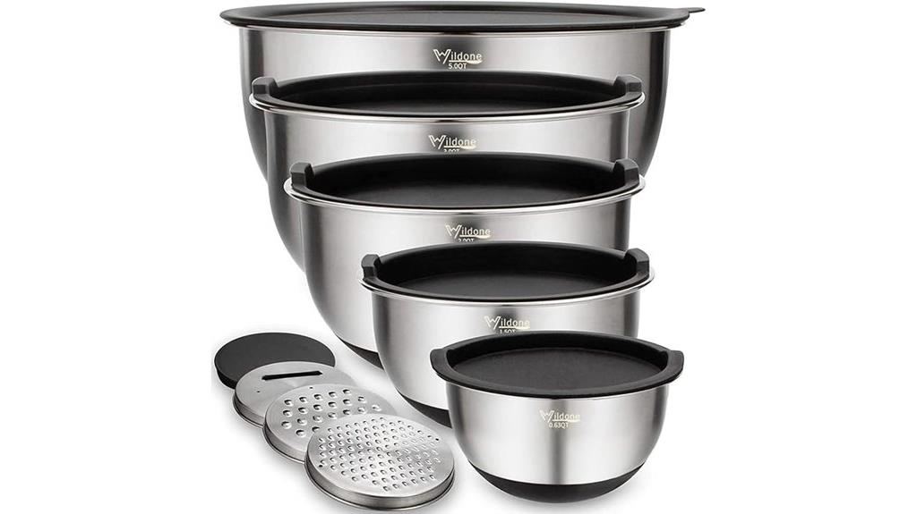 stainless steel bowls set