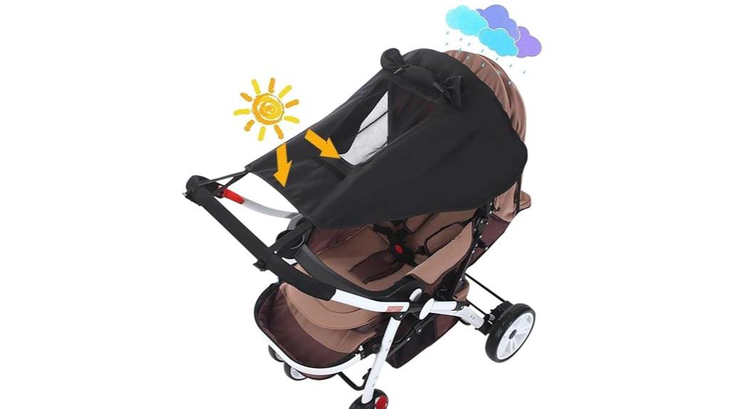 sun protective baby stroller