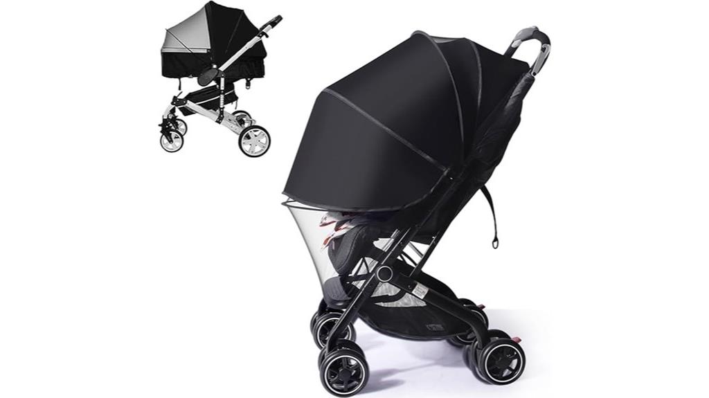 sun shade with mosquito net