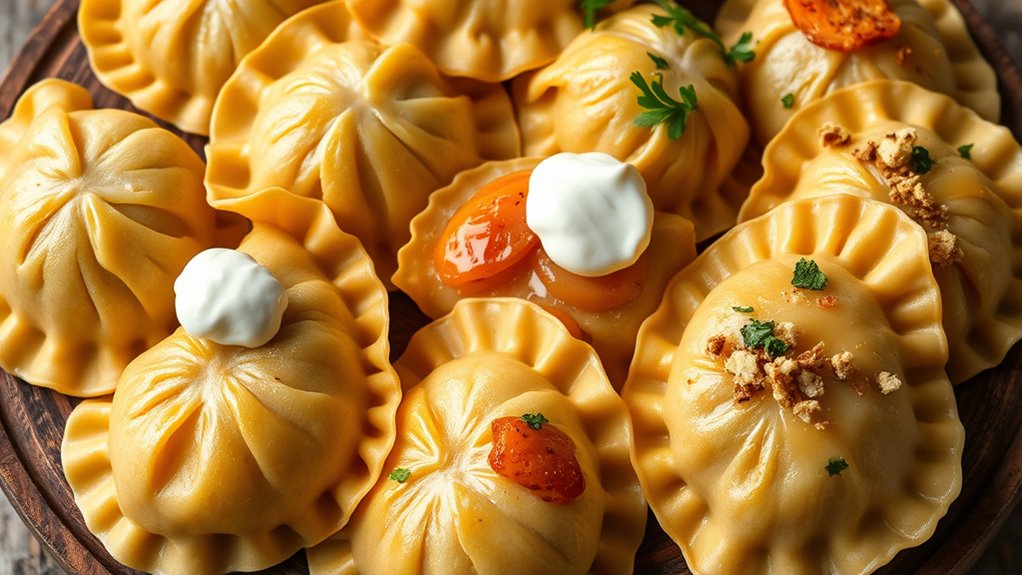 sweet and savory pierogi