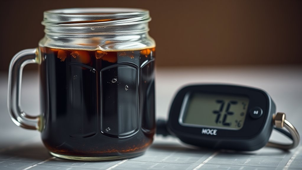 temperature controls coffee extraction