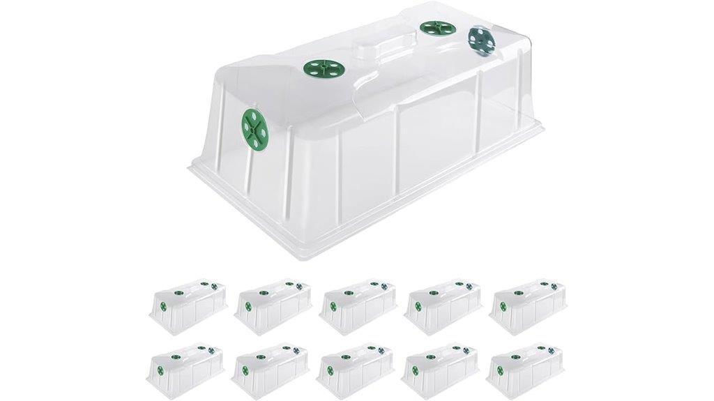 ten pack humidity domes
