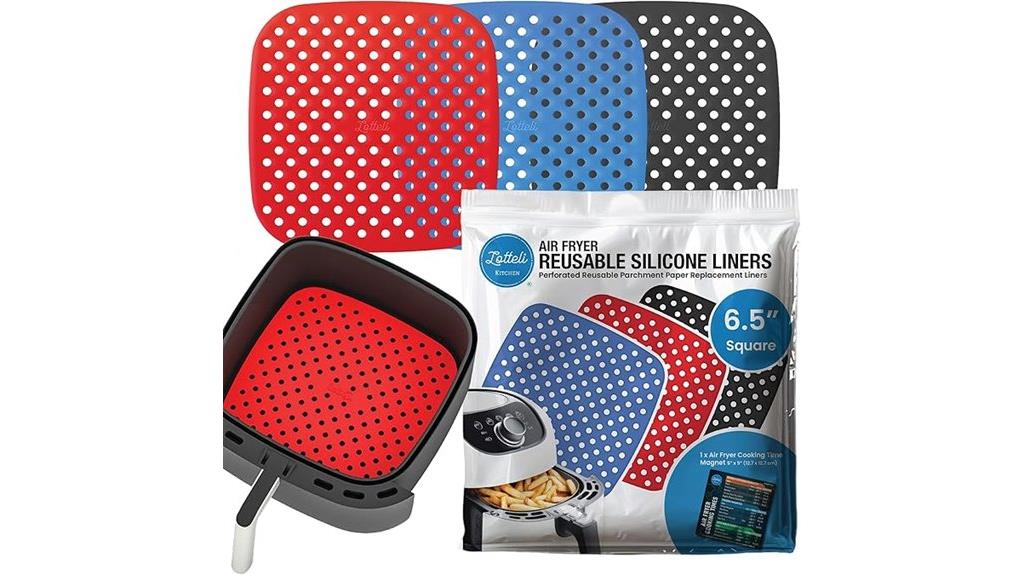 three pack air fryer liners