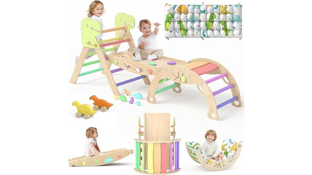 toddler climbing gym set