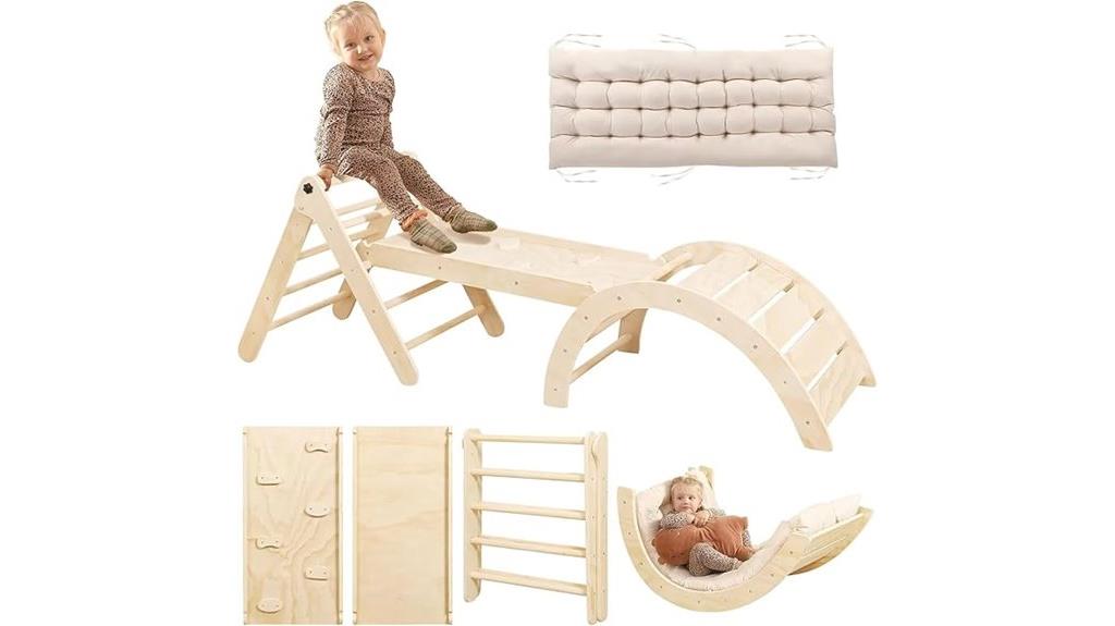 toddler climbing play set