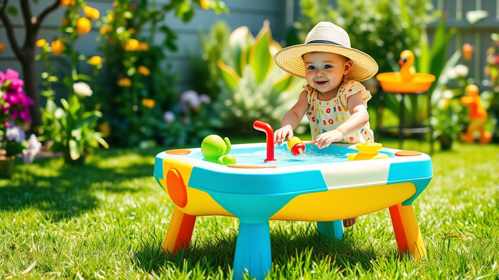 toddler outdoor water table considerations