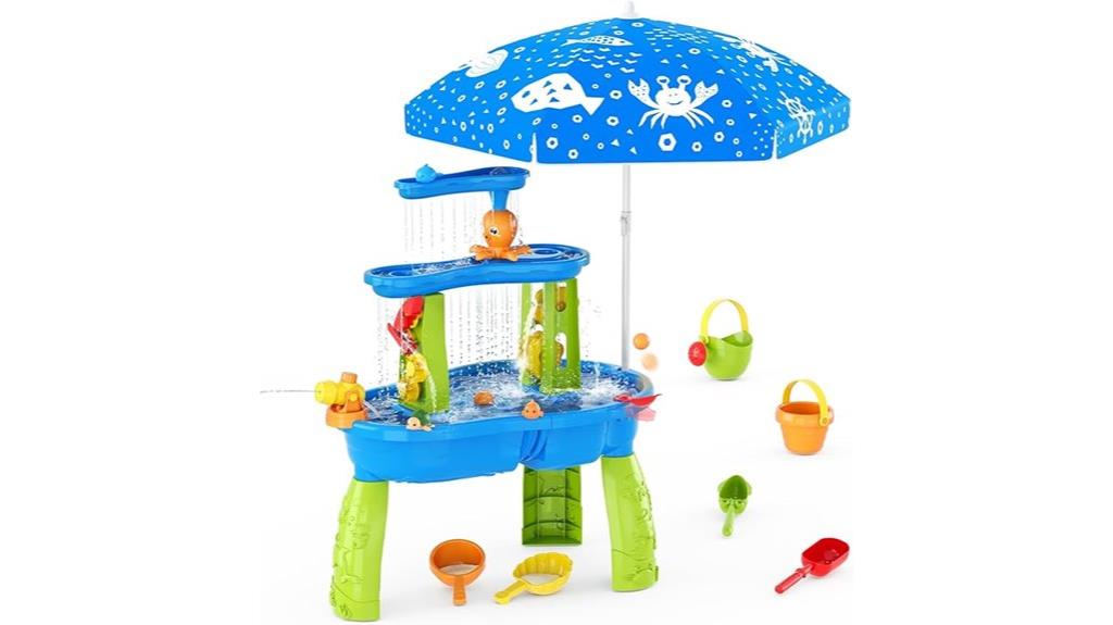 toddler water play setup