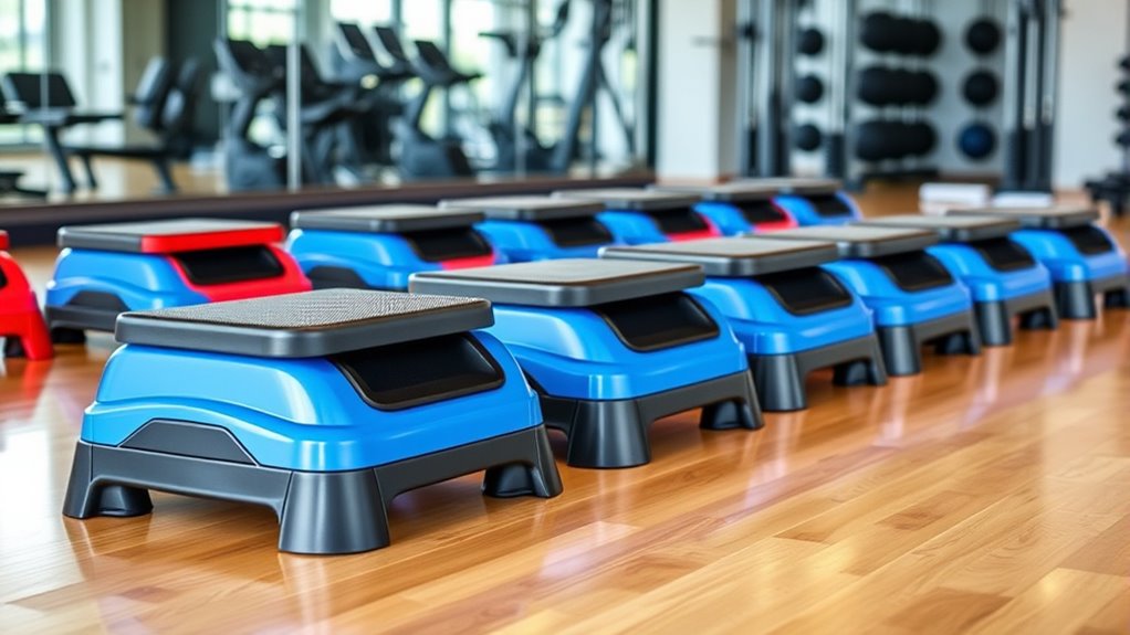 top adjustable aerobic step platforms