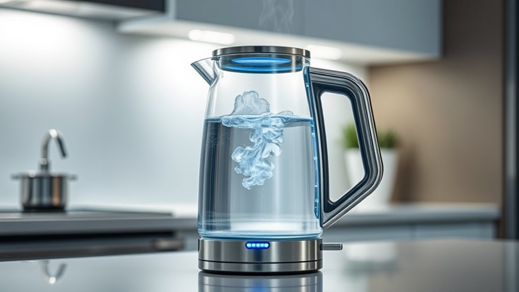 top glass kettles with auto shutoff