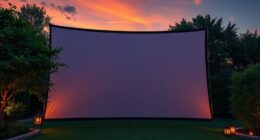 top outdoor projector screens