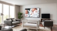 top split screen baby monitors