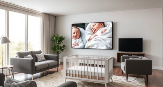 top split screen baby monitors