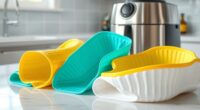 top washable silicone fryer liners