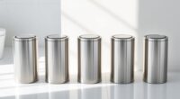 touchless stylish trash cans