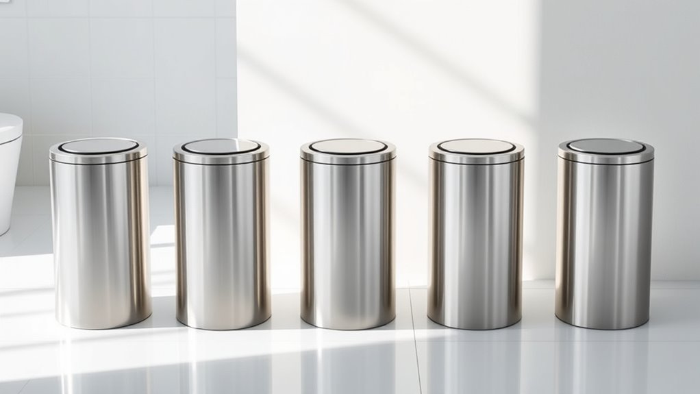 touchless stylish trash cans