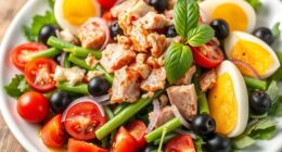 traditional french seafood salad