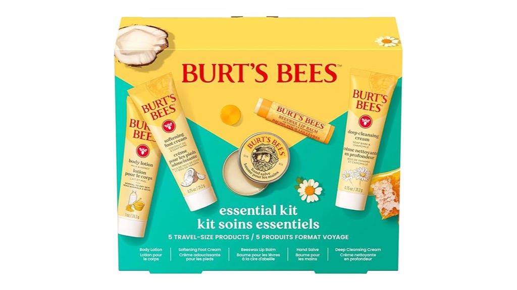 travel size burt s bees gift set