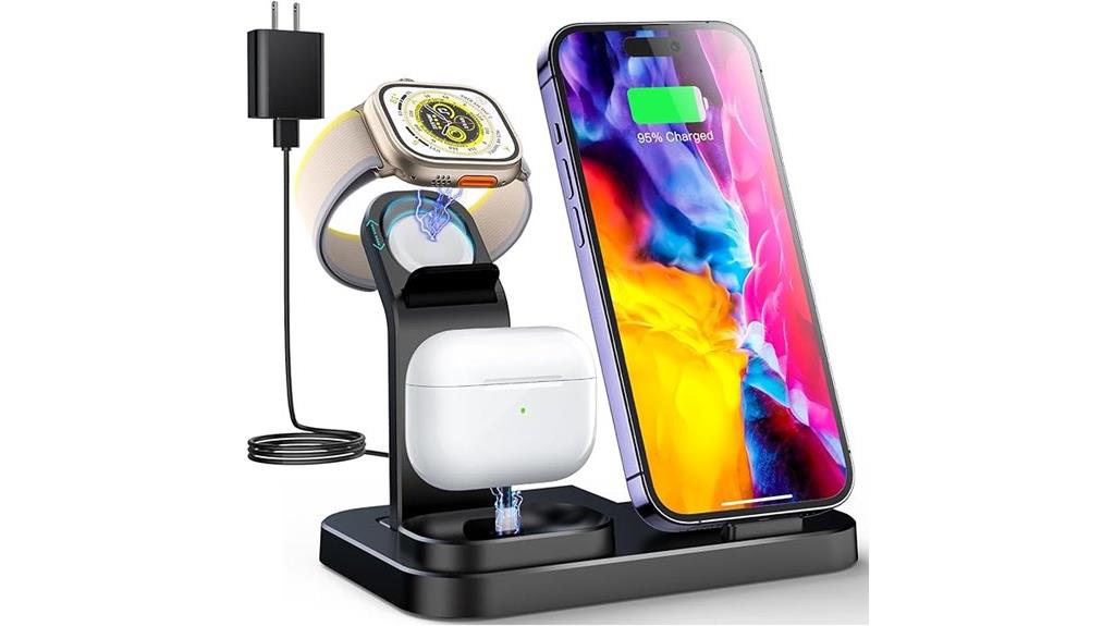 triple apple device charger