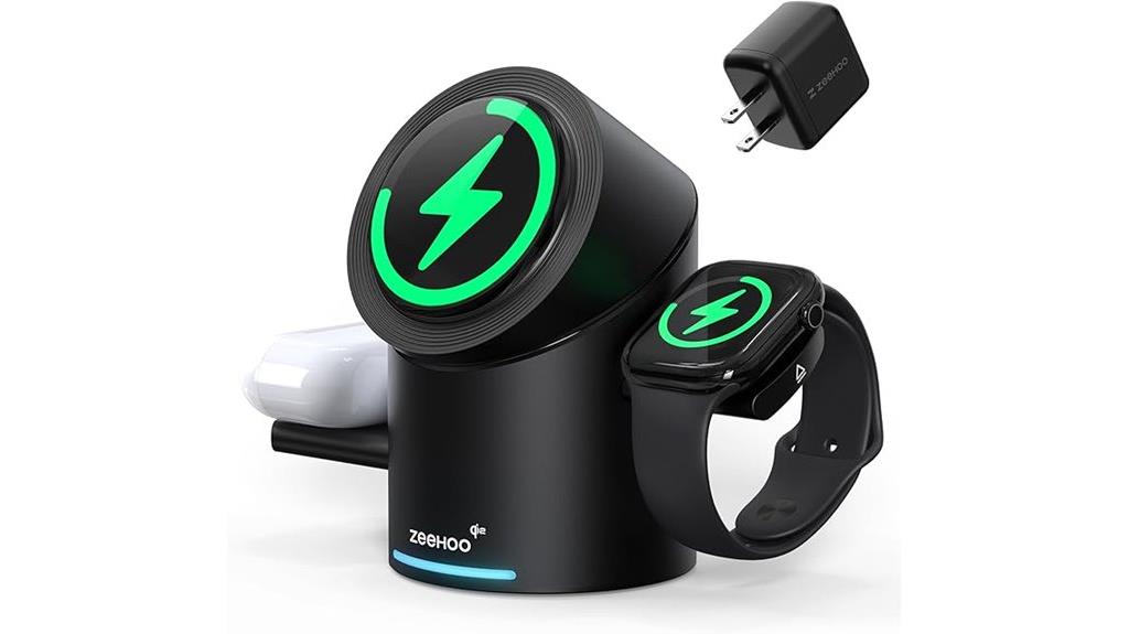 triple device apple charger