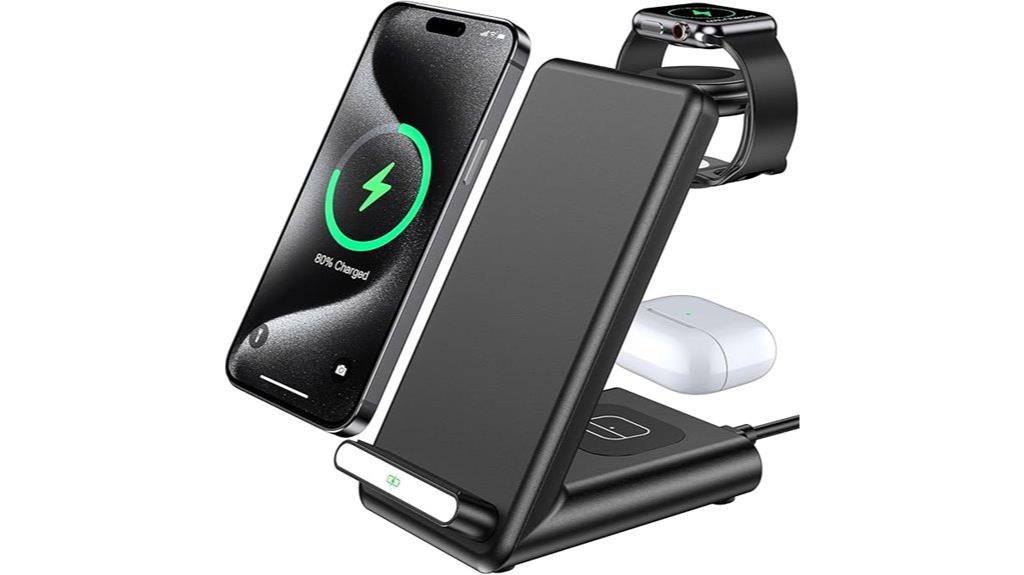 triple device wireless charger