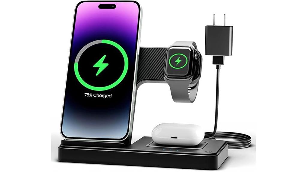 triple device wireless charger