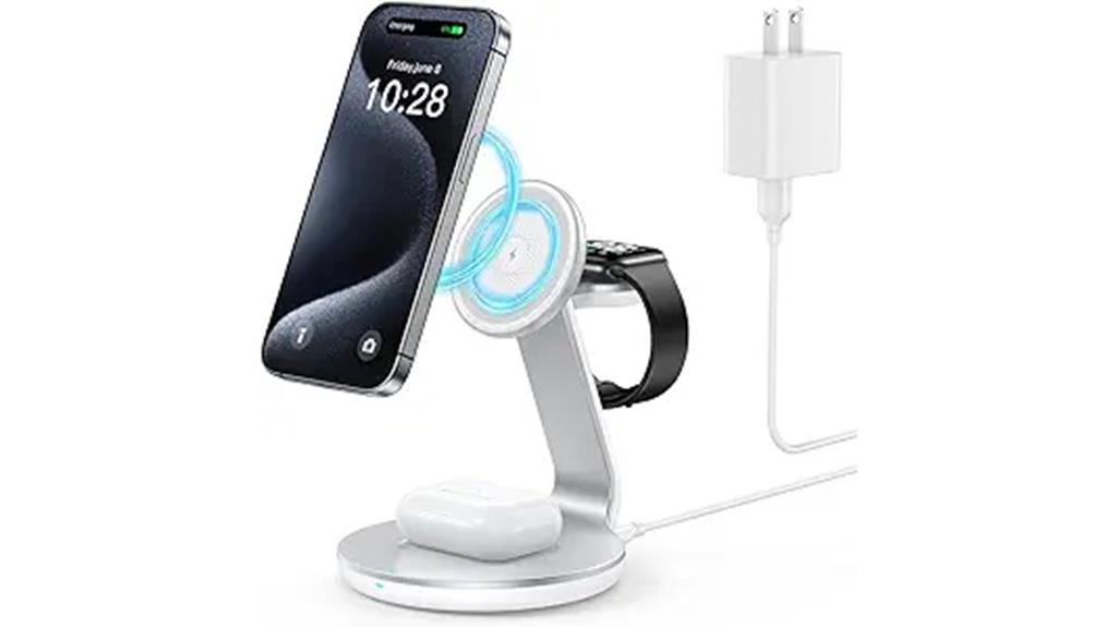 triple device wireless charger