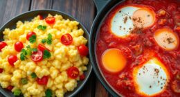 turkish menemen vs shakshuka