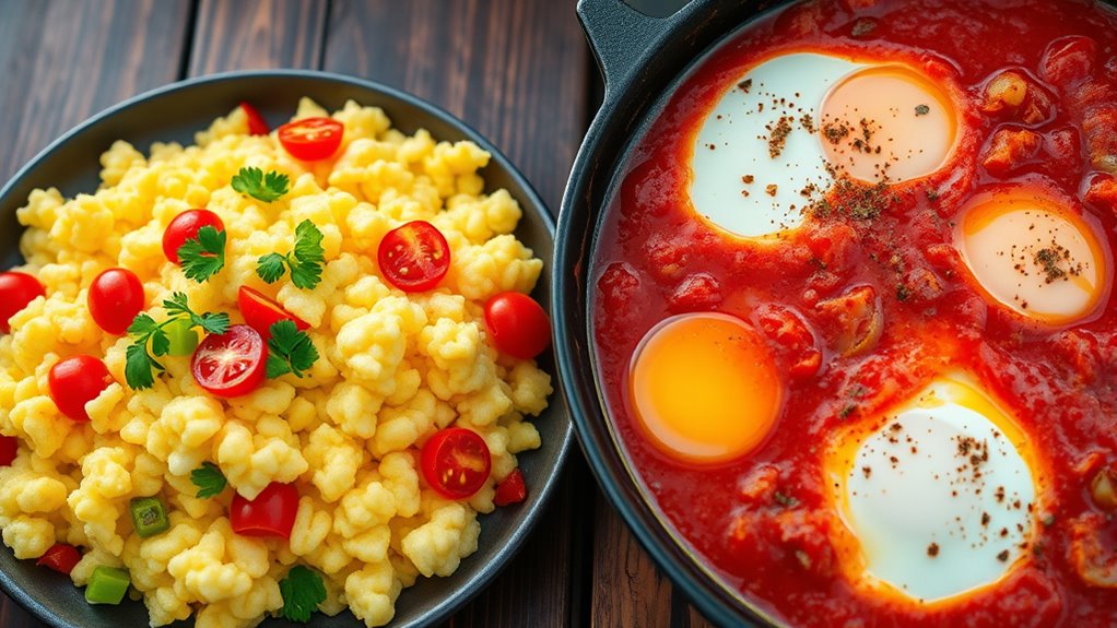 turkish menemen vs shakshuka
