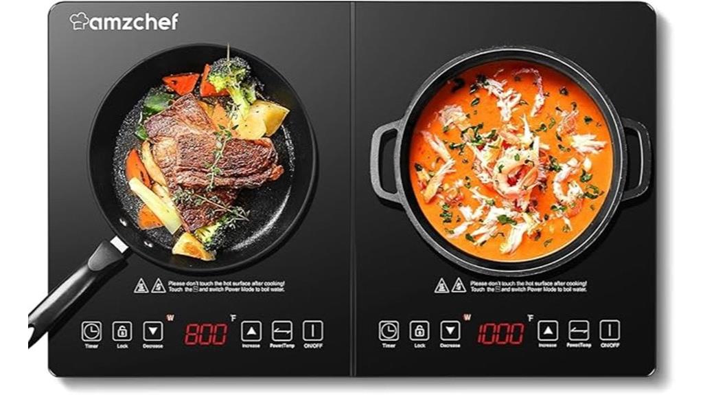 two burner induction cooktop