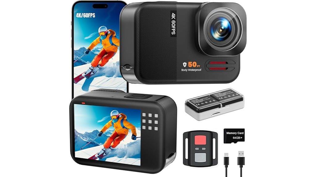 ultra hd touch screen camera