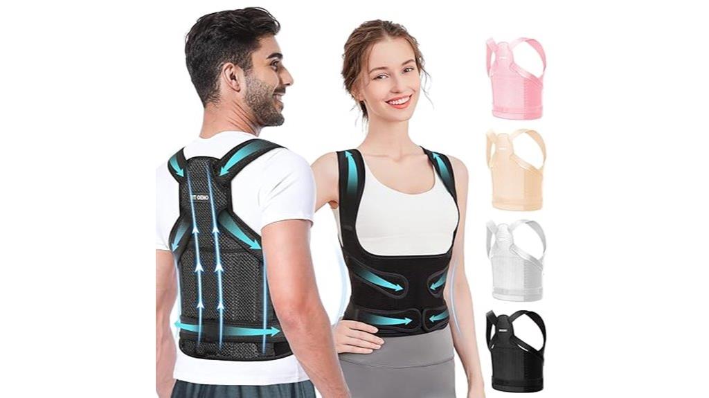 unisex posture support brace