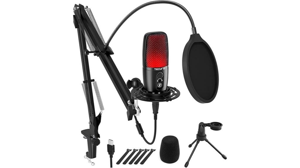 usb microphone with boom