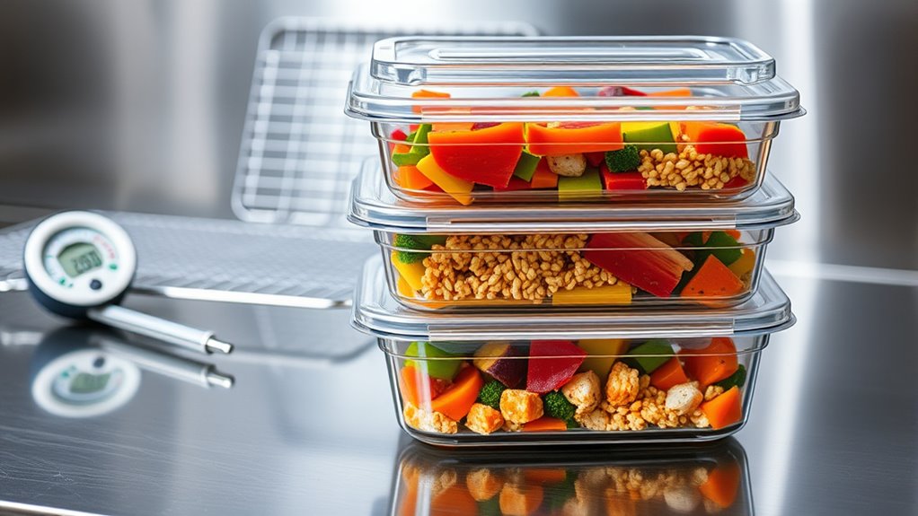 use airtight safe containers